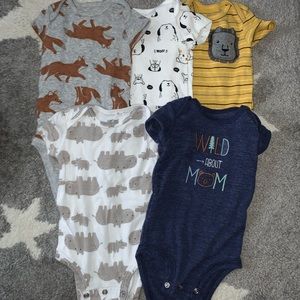 Baby boy bodysuit short sleeve